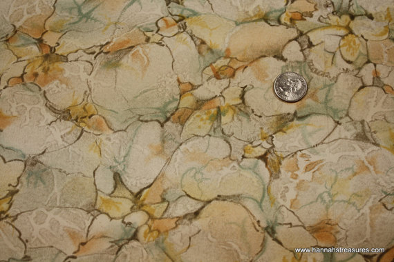 S Vintage Wallpaper Faux Finish Of Brown Gold And Green Marble