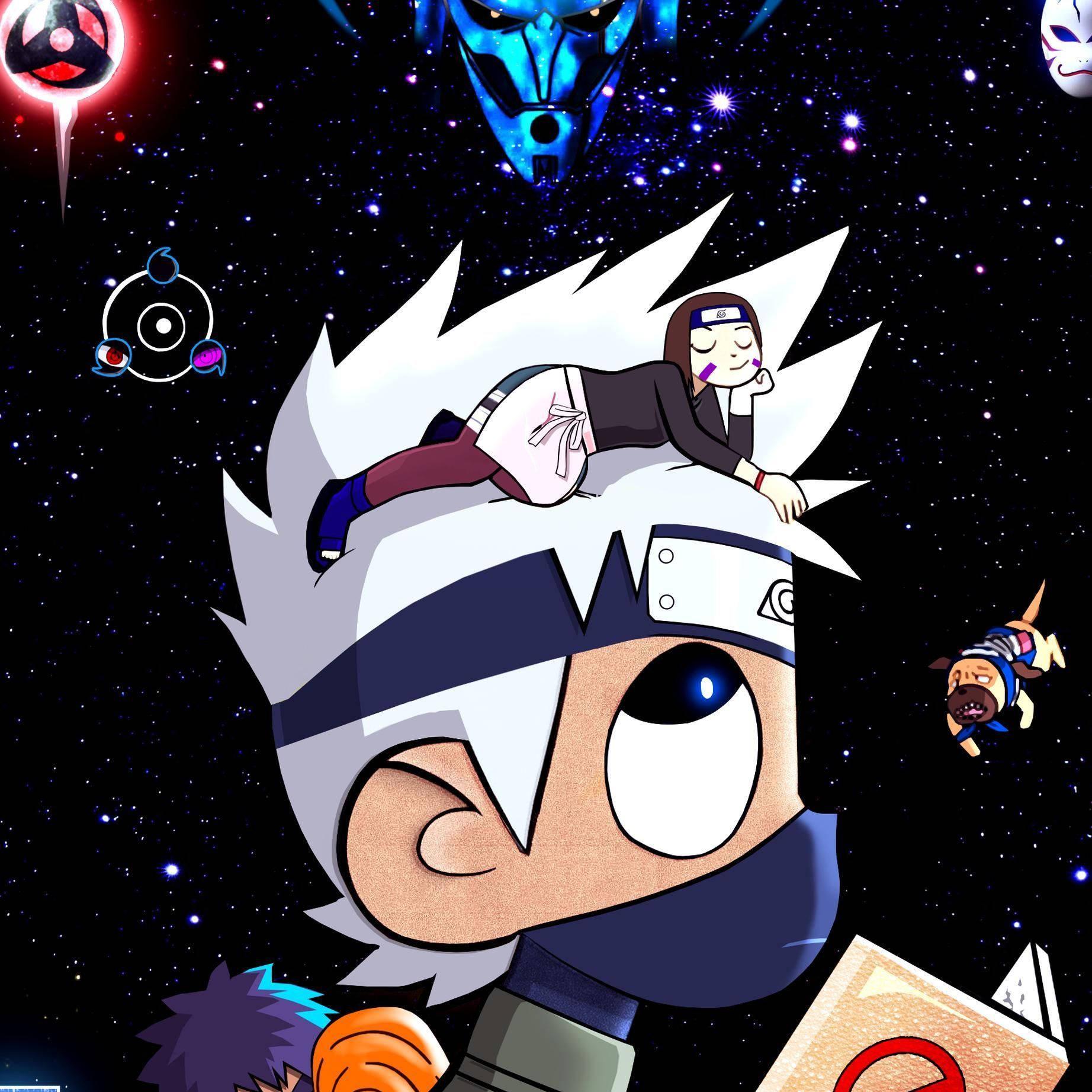 Naruto Drip Background Wallpaper