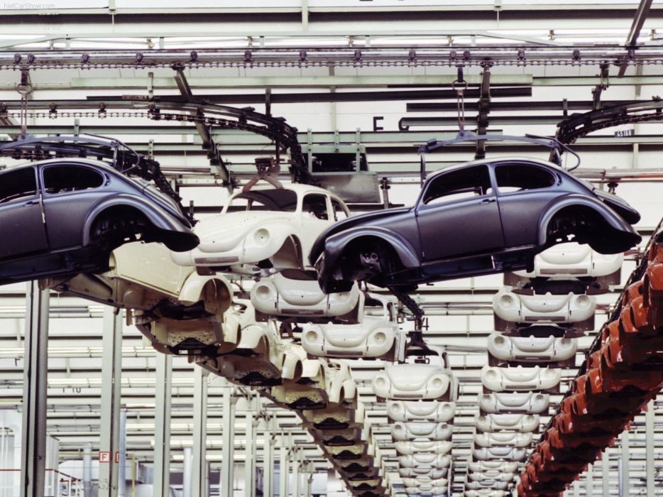 Volkswagem Beetle Car Classic Retro Popular Industrial Production