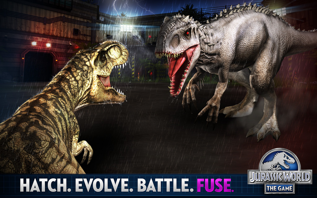 Jurassic World The Game T Rex Vs Indominus Wallpaper