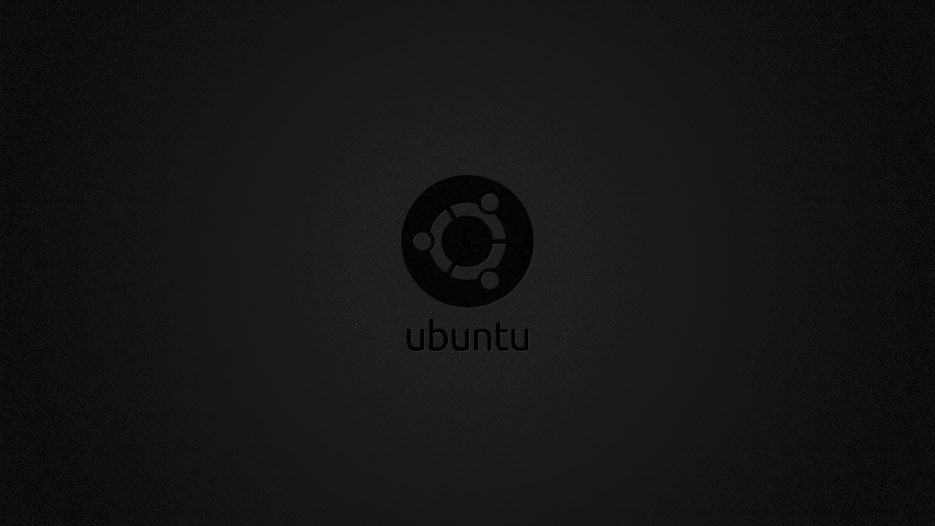 Dark Ubuntu Logo Wallpaper Umad