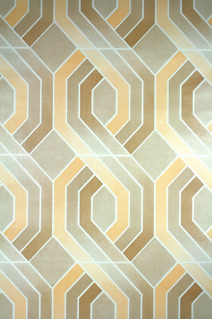 Vintage Geometric Retro Wallpaper