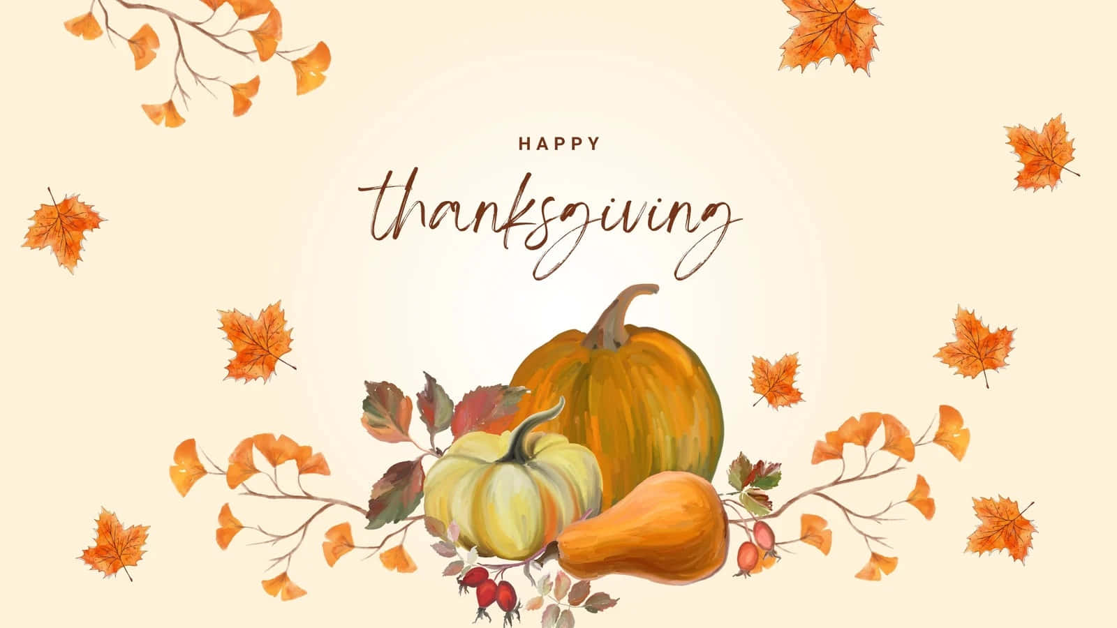 Cute Thanksgiving Background Wallpaper