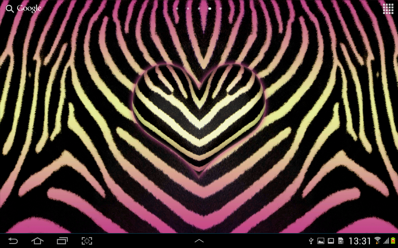 Pink Zebra Live Wallpaper Android Apps On Google Play