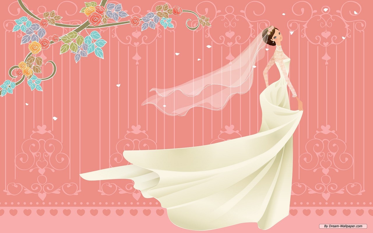 Animated Wedding Weddings Wallpaper