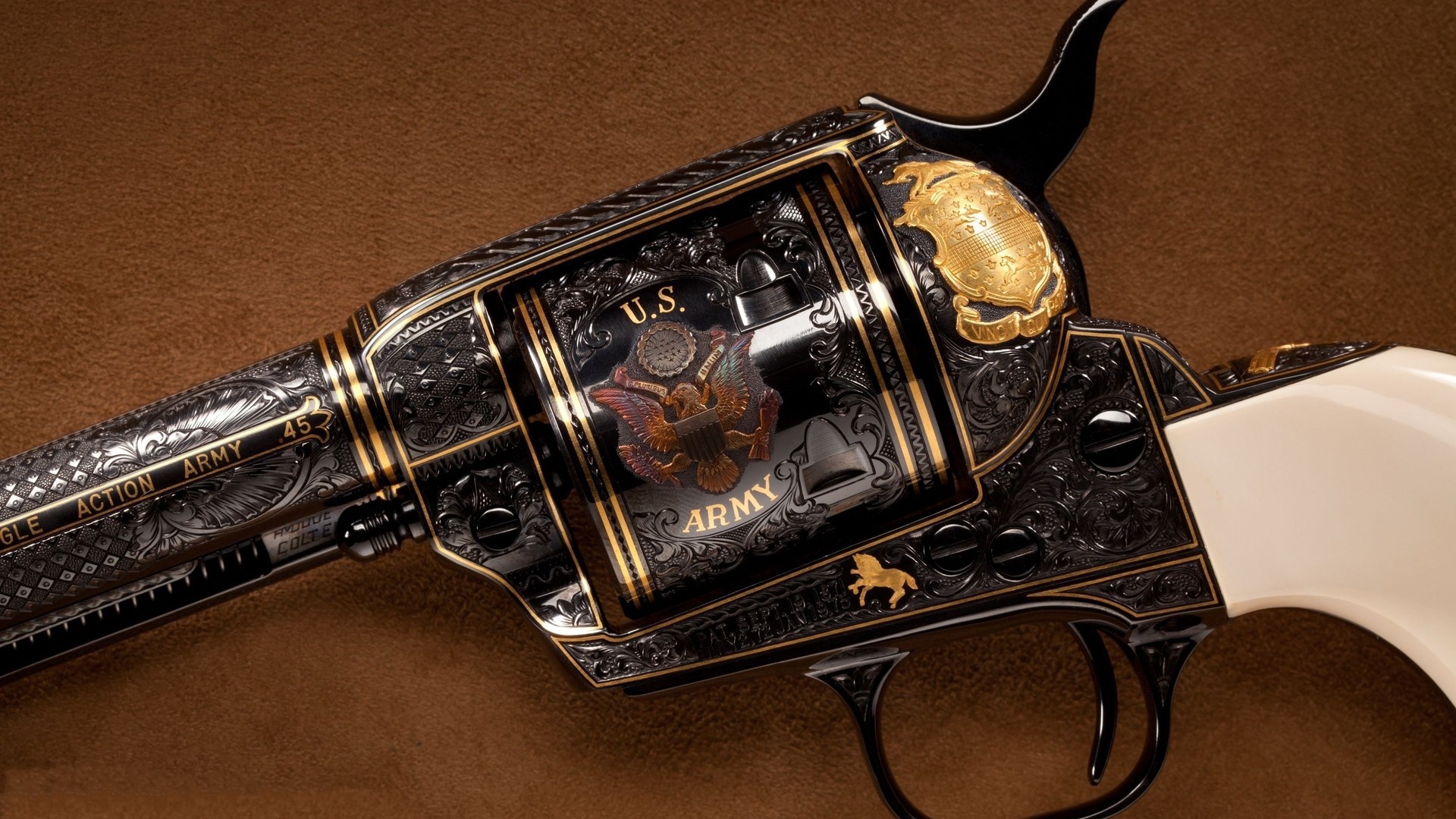 Colt Hand Gun Revolver HD Desktop Image Wallpaper