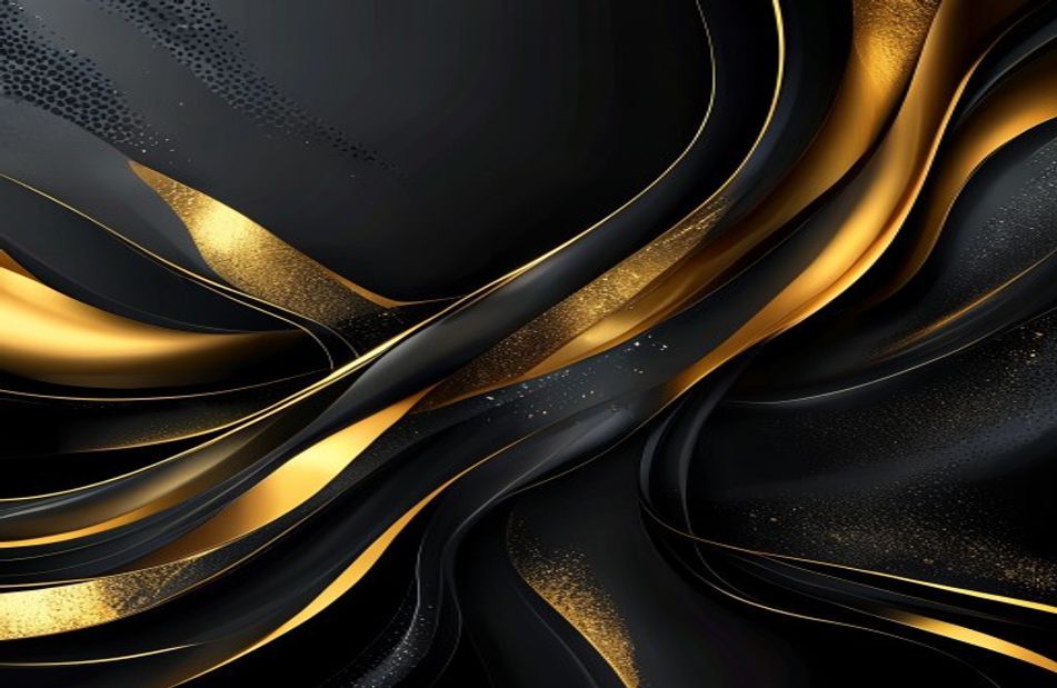 Black And Gold Hd Wallpaper