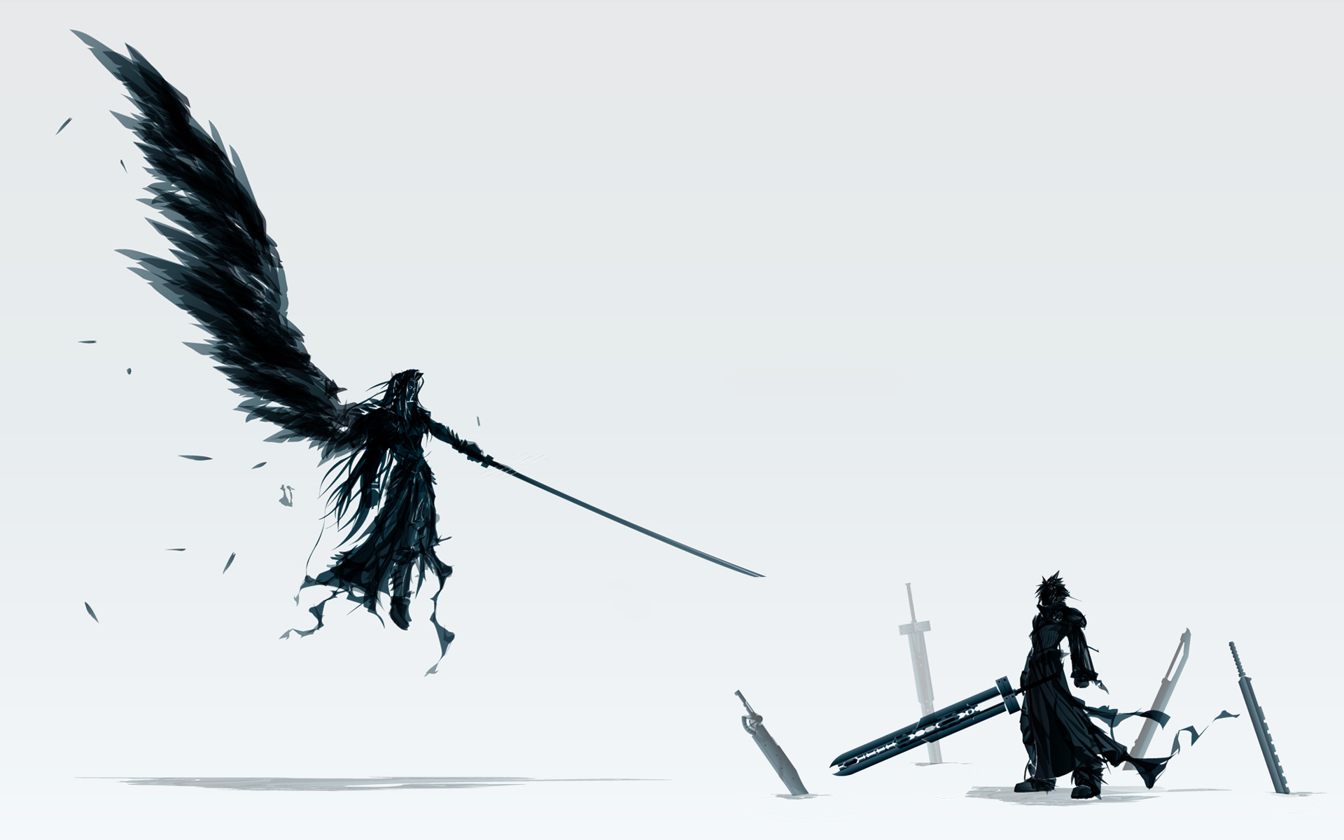 Sephiroth Cloud Final Fantasy Vii Wallpaper
