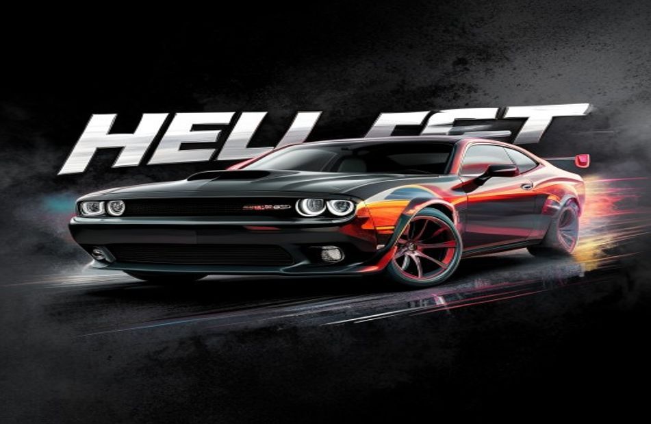Dodge Hellcat Logo Wallpaper