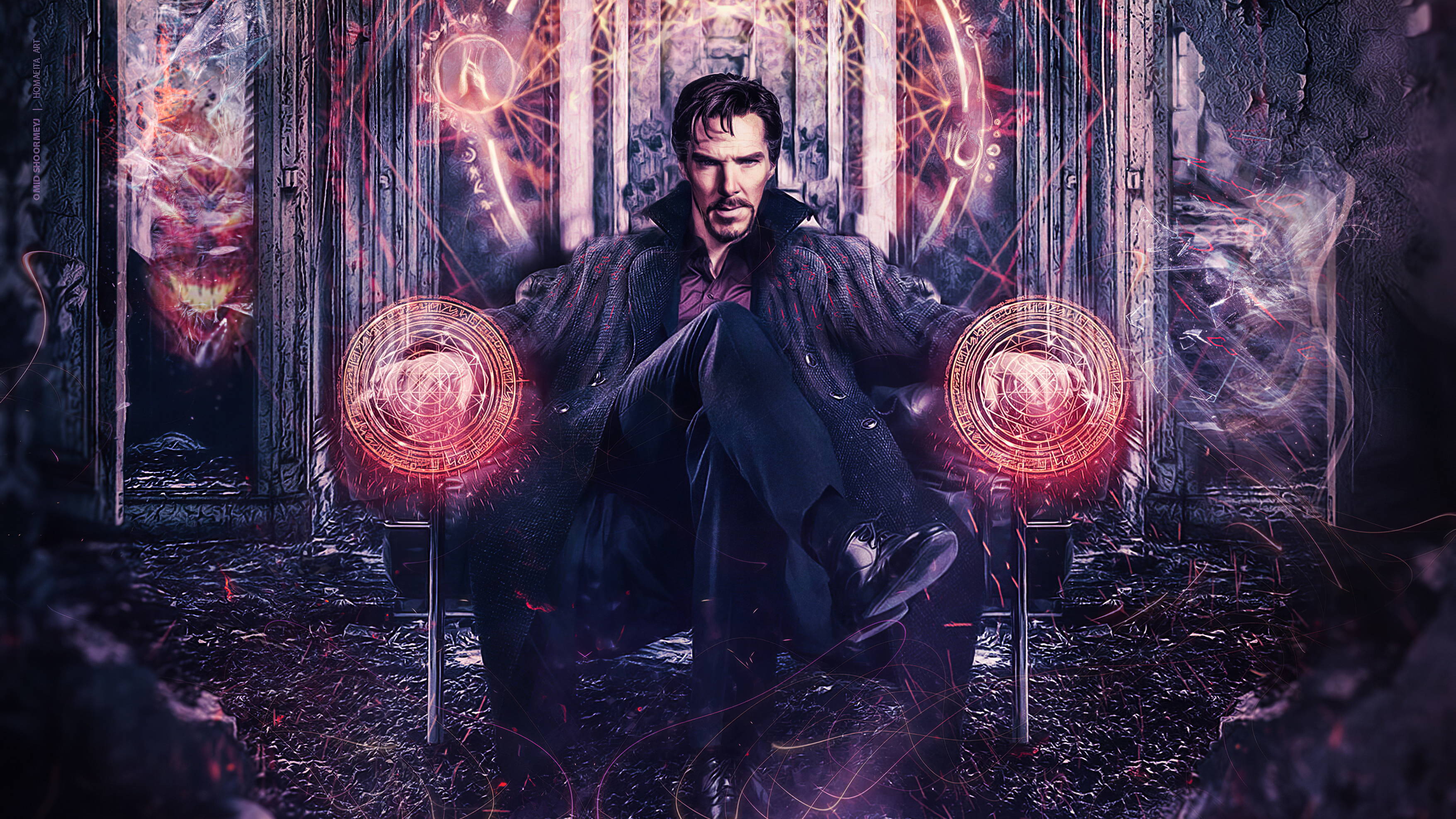 Benedict Cumberbatch Doctor Strange Art Wallpaper HD Movies 4k