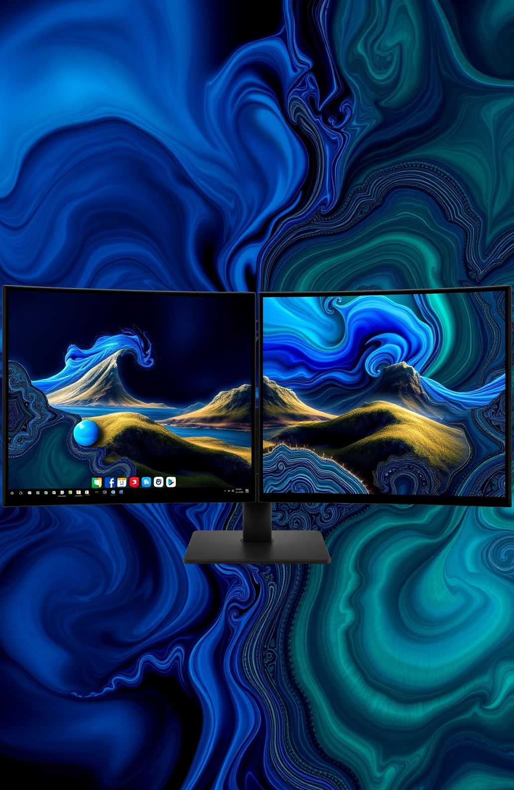 Dual Monitor Wallpaper Windows