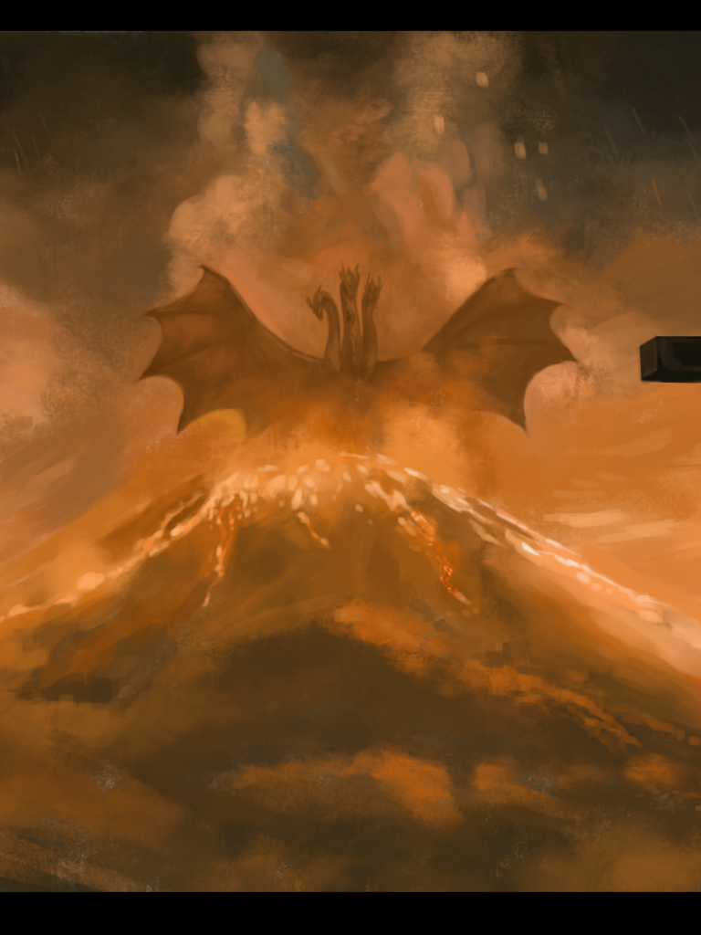 King Ghidorah Godzilla Series Zerochan Anime Image