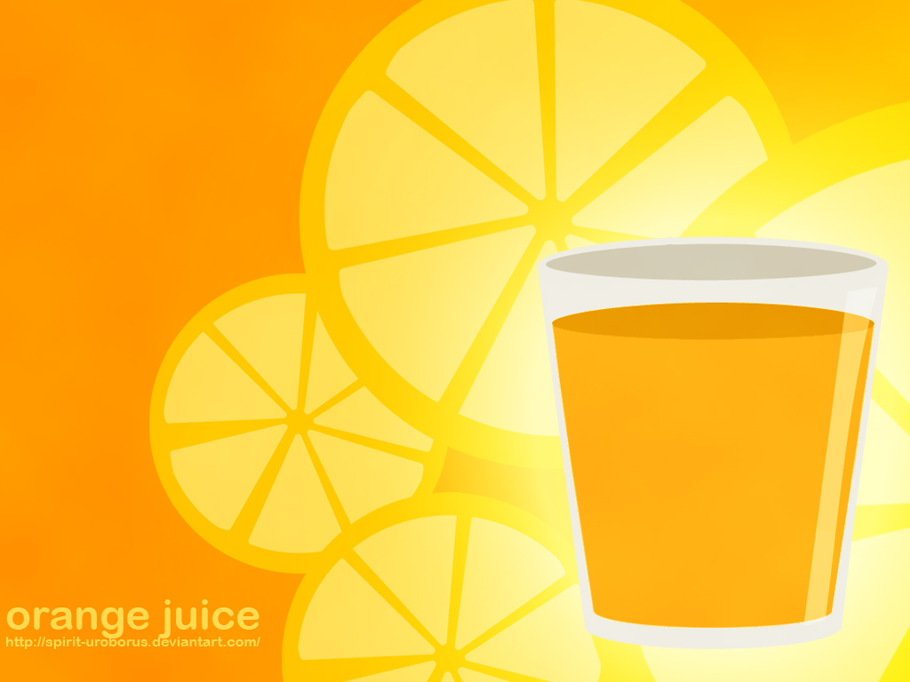 Wallpaper Orange Juice 43 by Spirit Uroborus