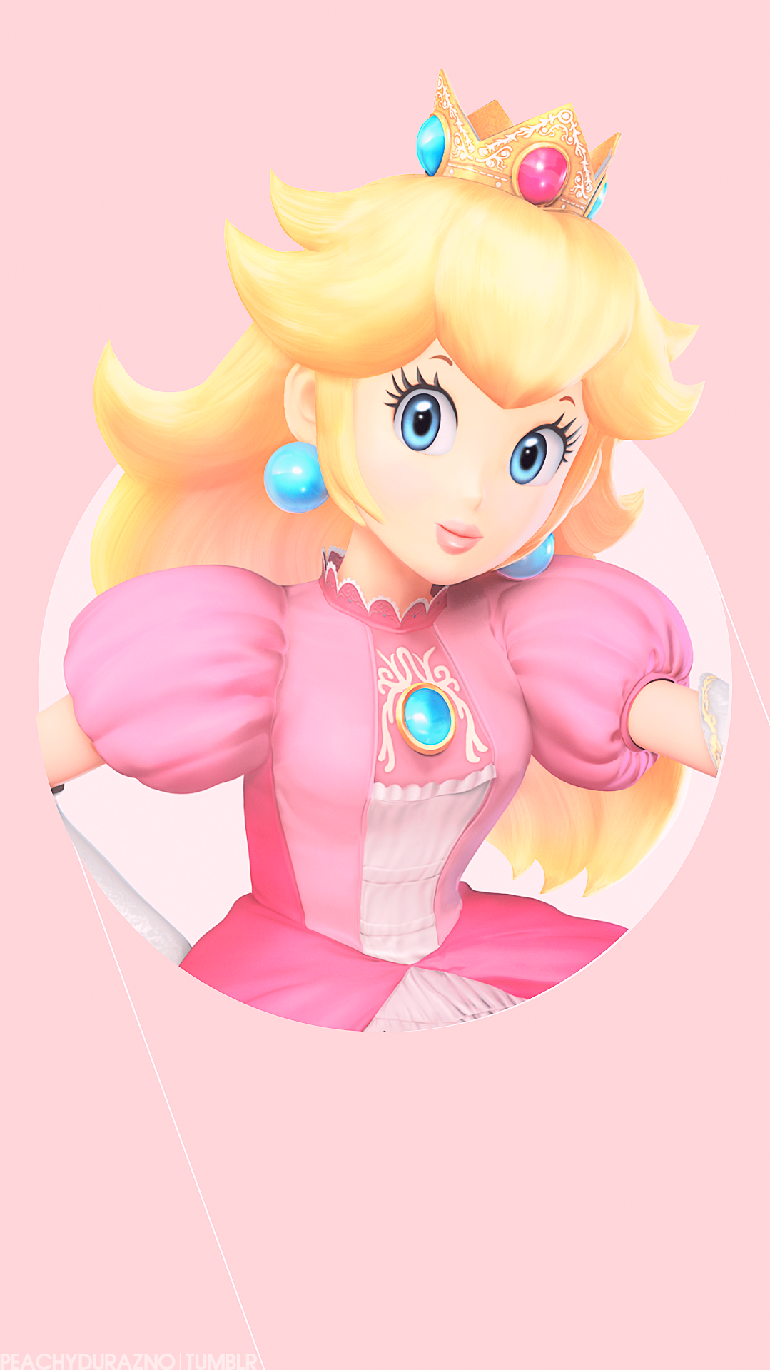Princess Peach Phone Wallpaper X Anon