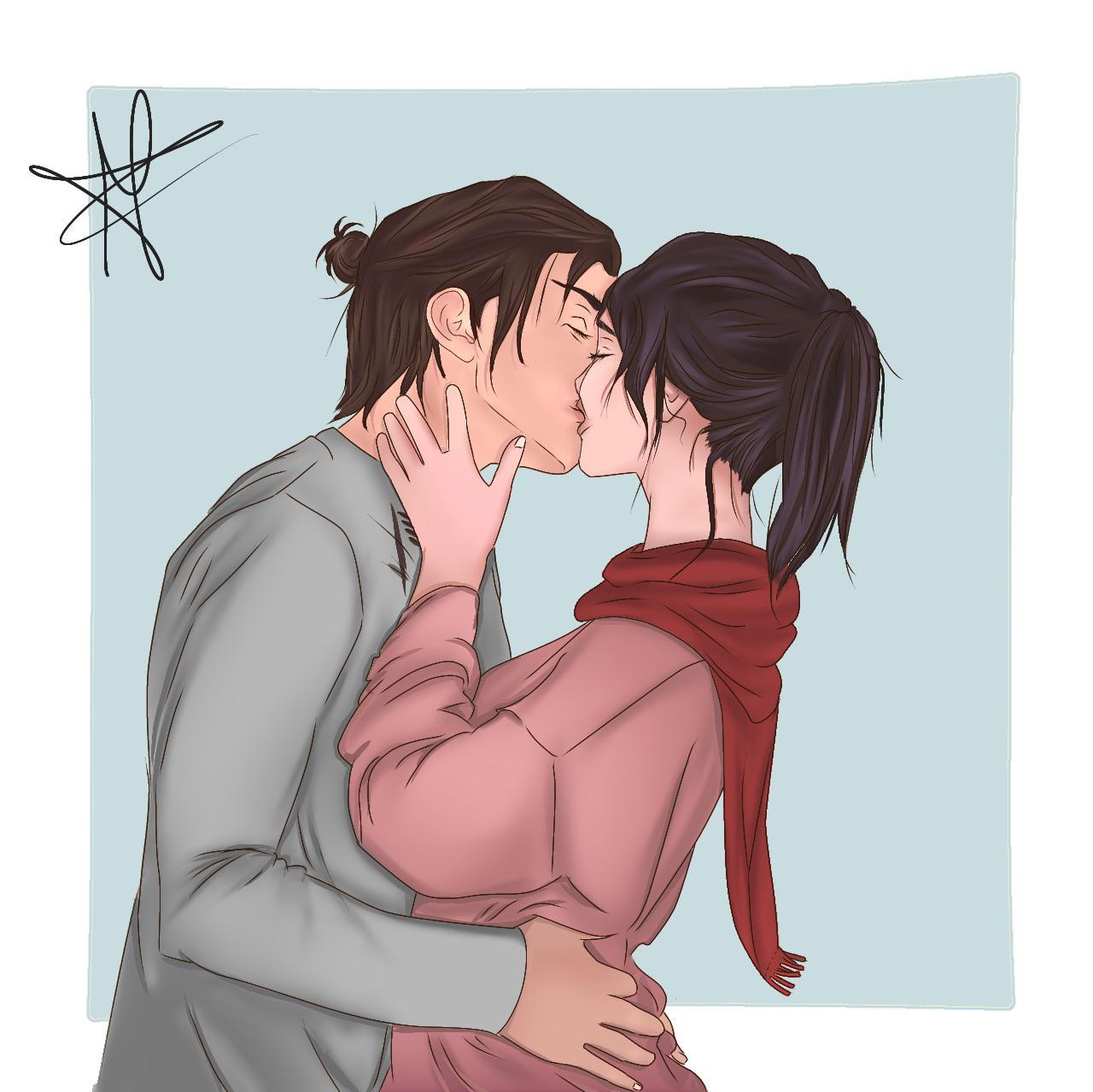 Finished This Eren Mikasa Fanart Let Me Know If You Like It