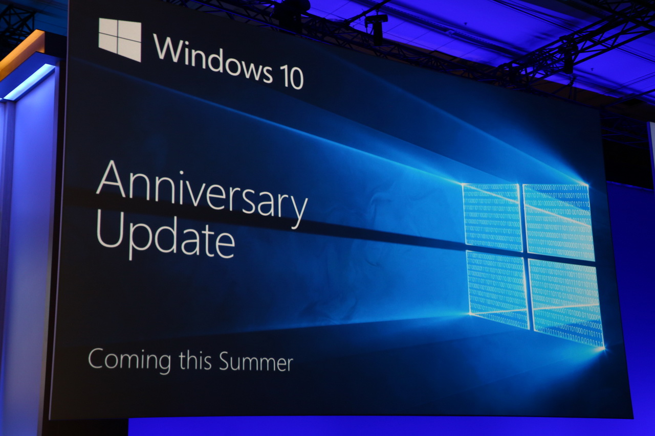 Windows 10 Anniversary Update resize