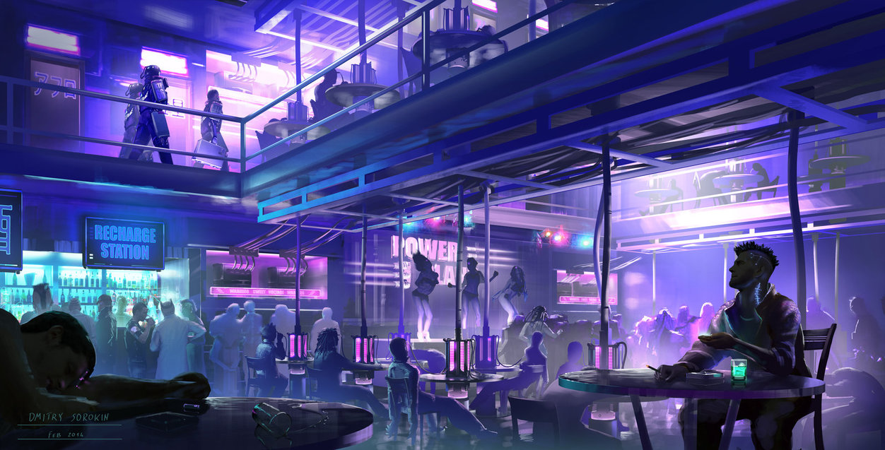 Cyberpunk Night Club by dsorokin755