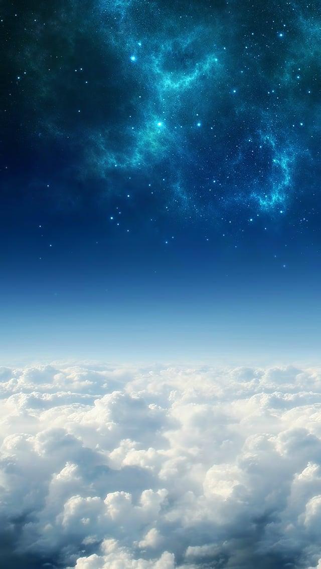 Blue Sky iPhone Wallpaper