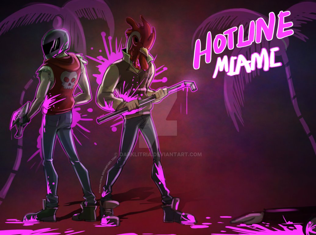 Hotlinemiami Biker Jacket Poster By Darklitria