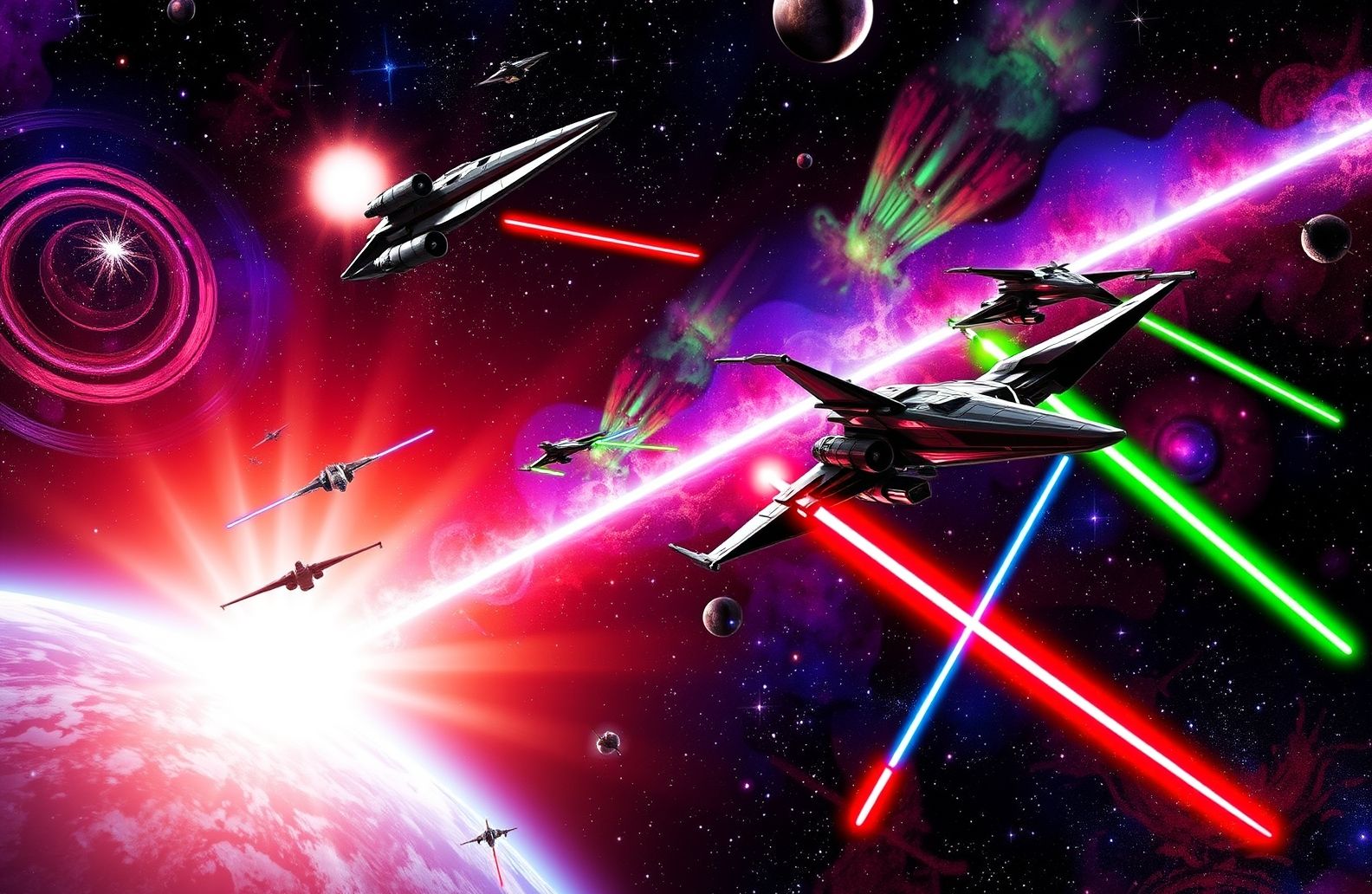 Dual Screen Wallpaper Star Wars
