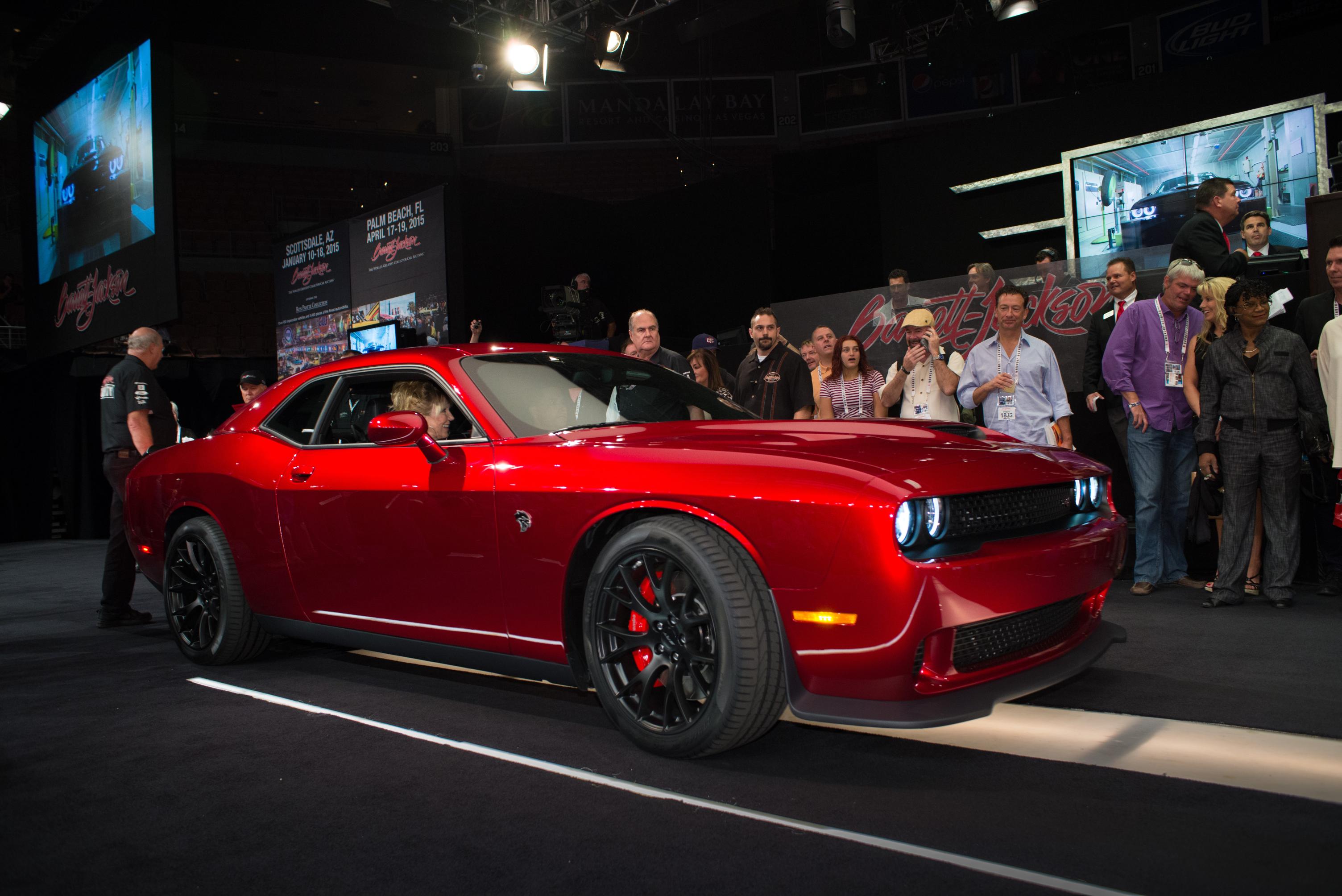 Million Raised By Auctioning This One Of Dodge Challenger Hellcat