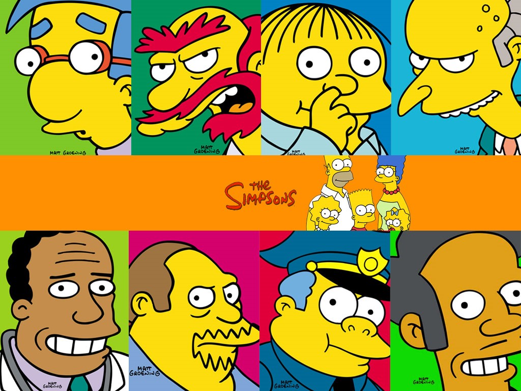 My Wallpaper Cartoons Simpsons Characters