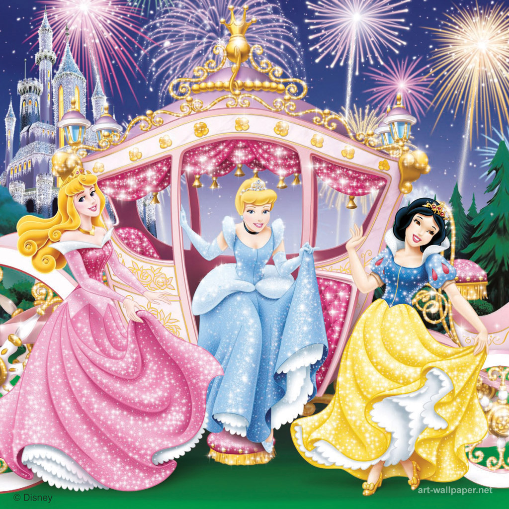 Disney Princess iPad Wallpaper Art Background