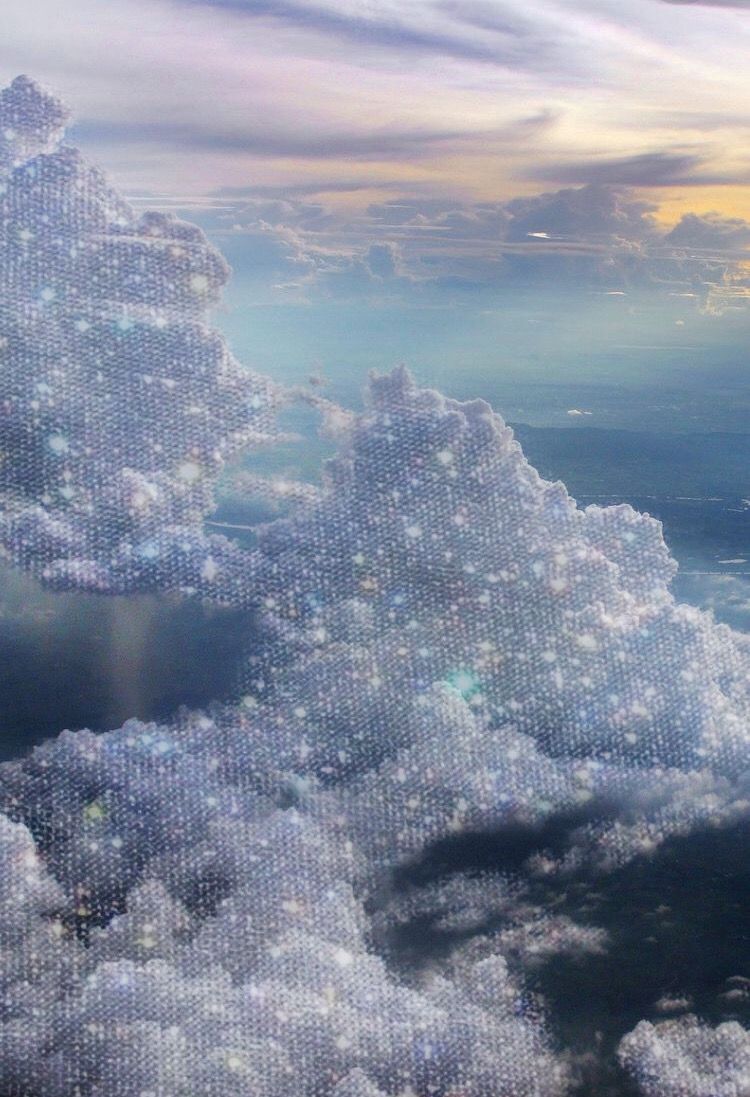 [27+] Aesthetic Glitter Cloud Wallpapers | WallpaperSafari