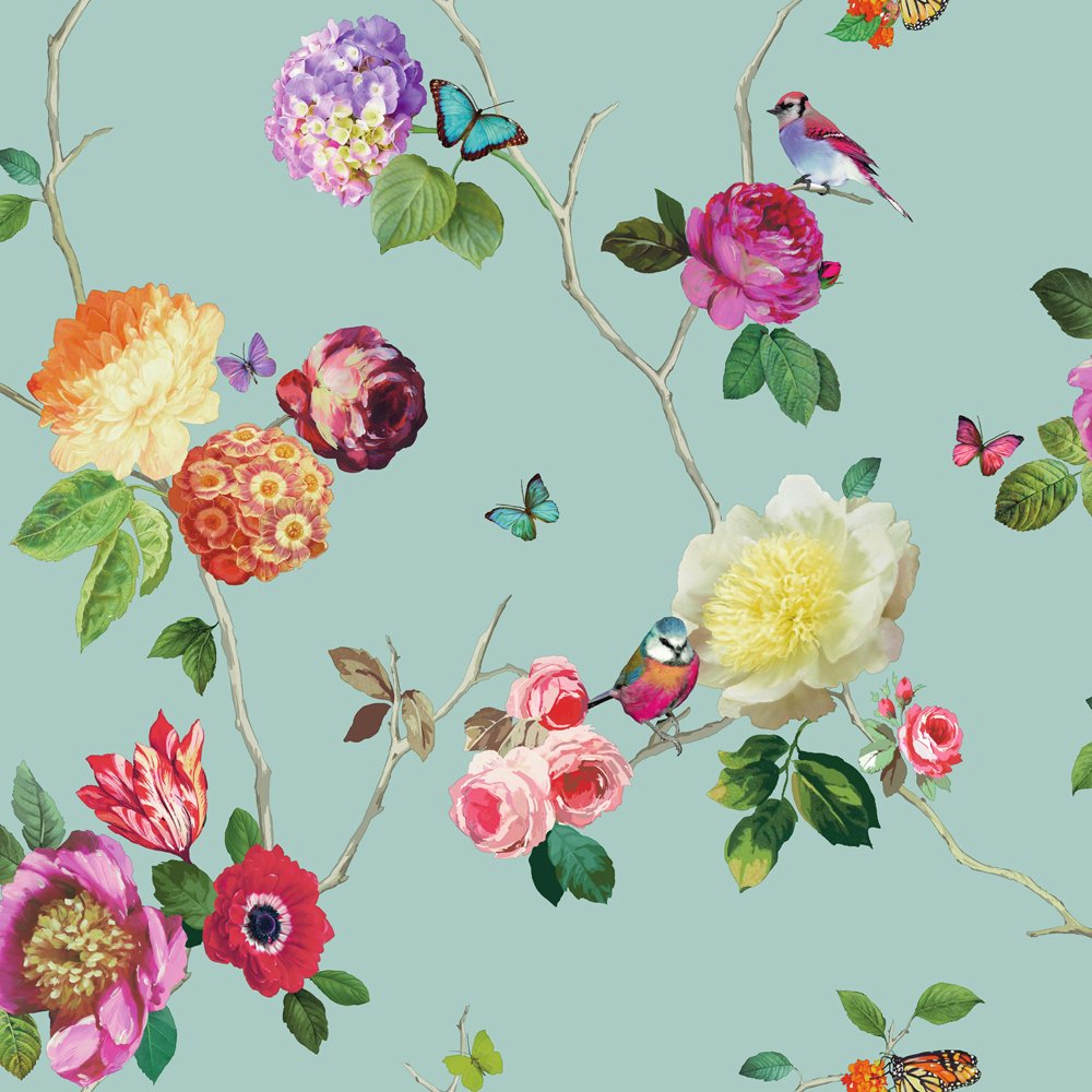 Home Wallpaper Arthouse Charmed Flower Pattern