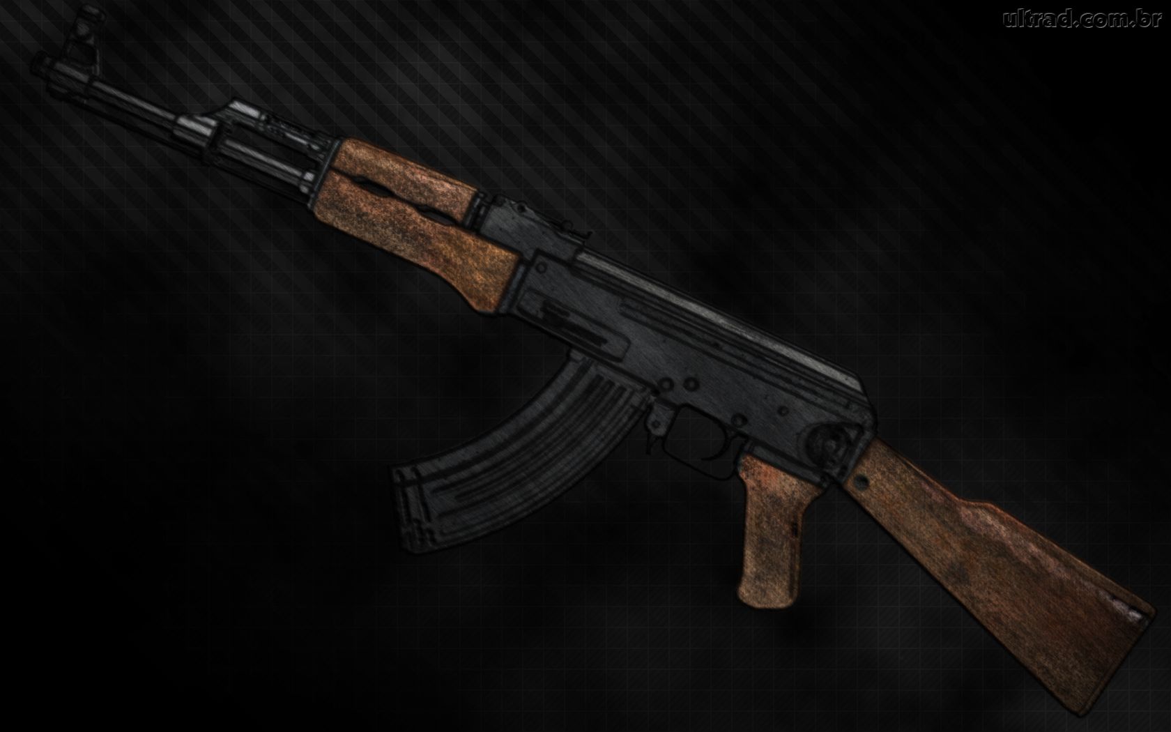 ak 47 wallpaper black