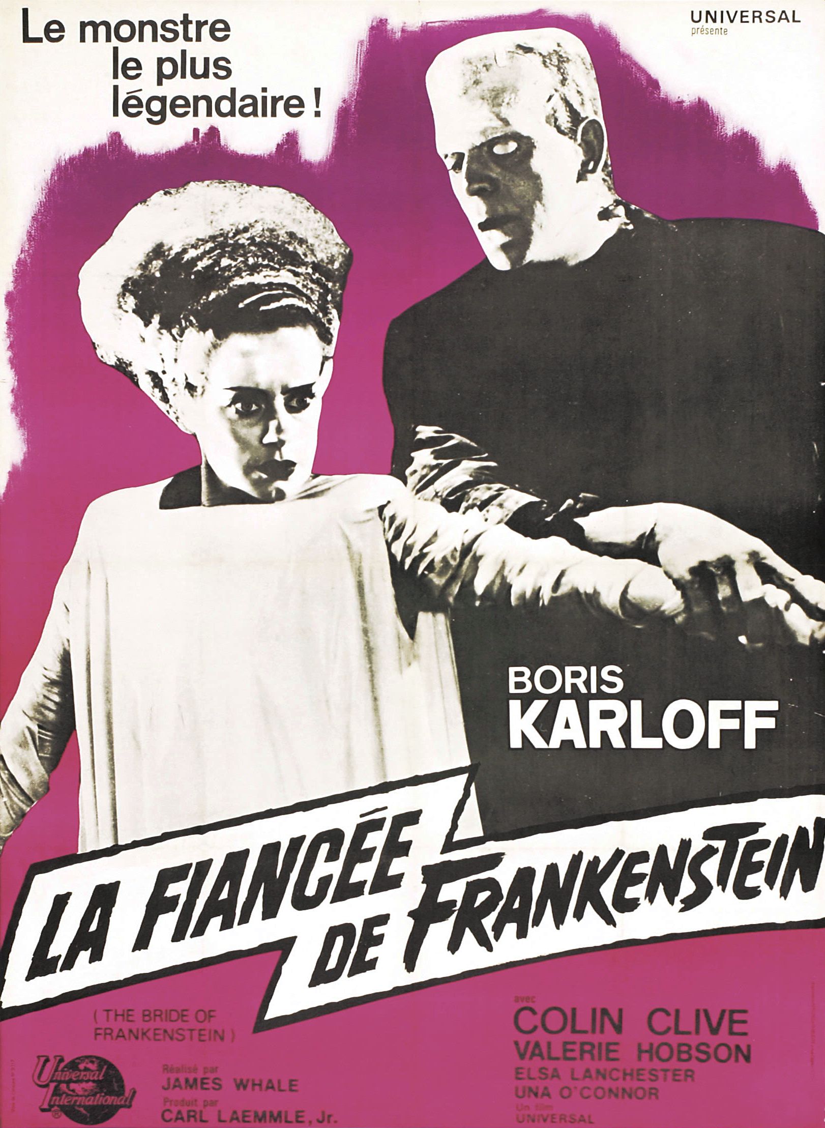 Bride Of Frankenstein Vintage French Movie Posters Wallpaper Image