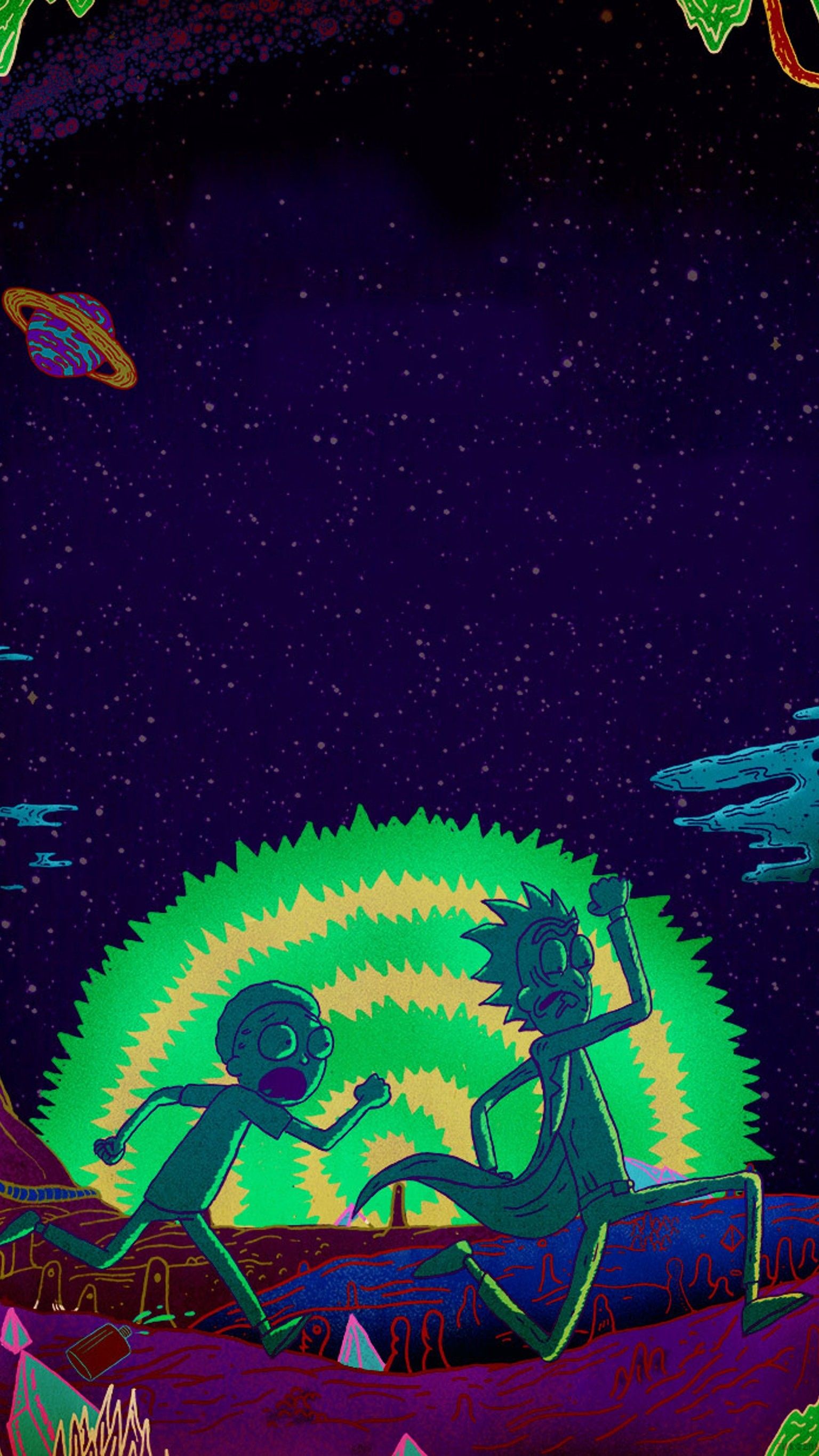 Rick and Morty Trippy Wallpapers on