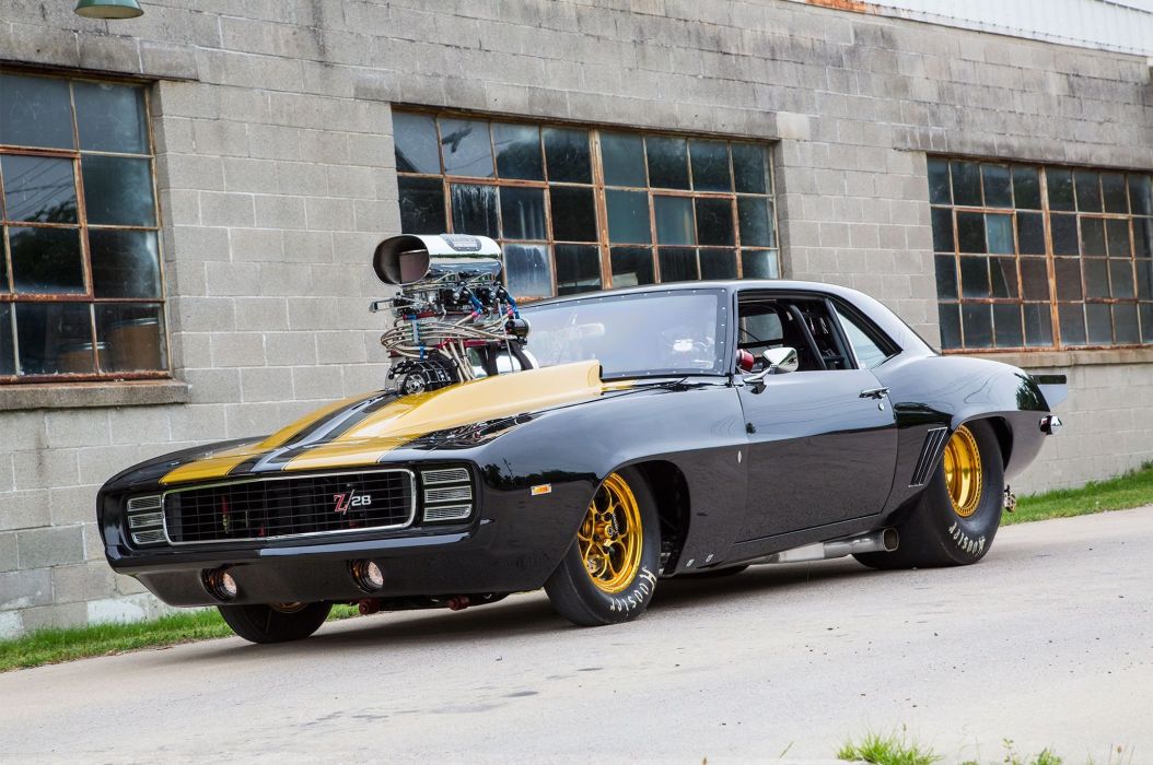 Chevy Camaro Z Muscle Cars Supercharger Ihra Pro Mod