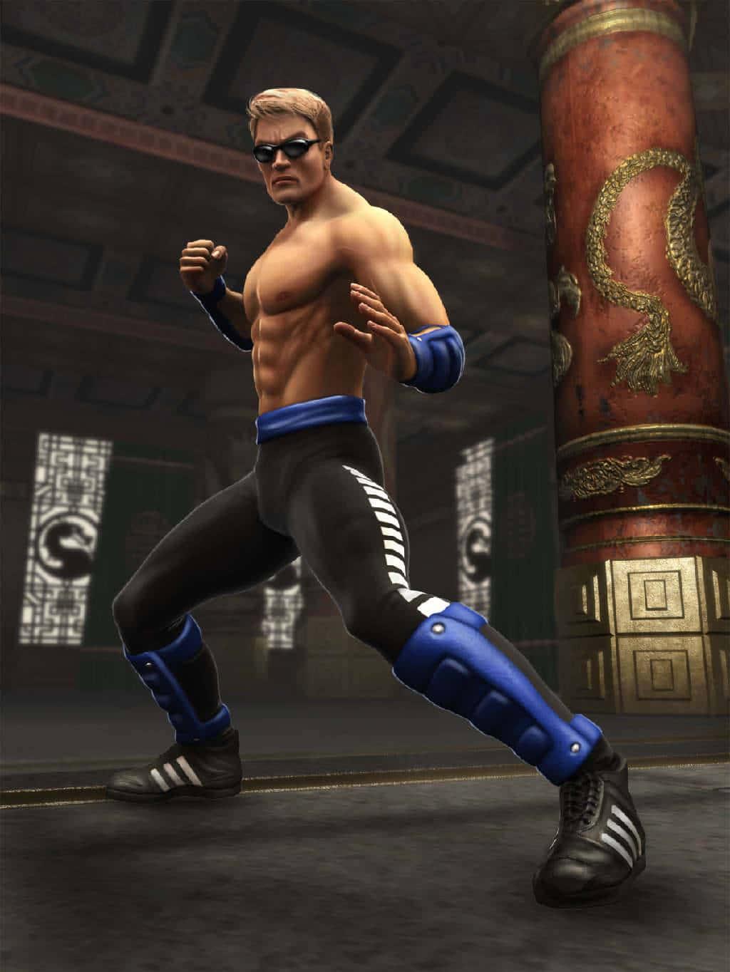 Download Johnny Cage unleashes a powerful attack in Mortal Kombat