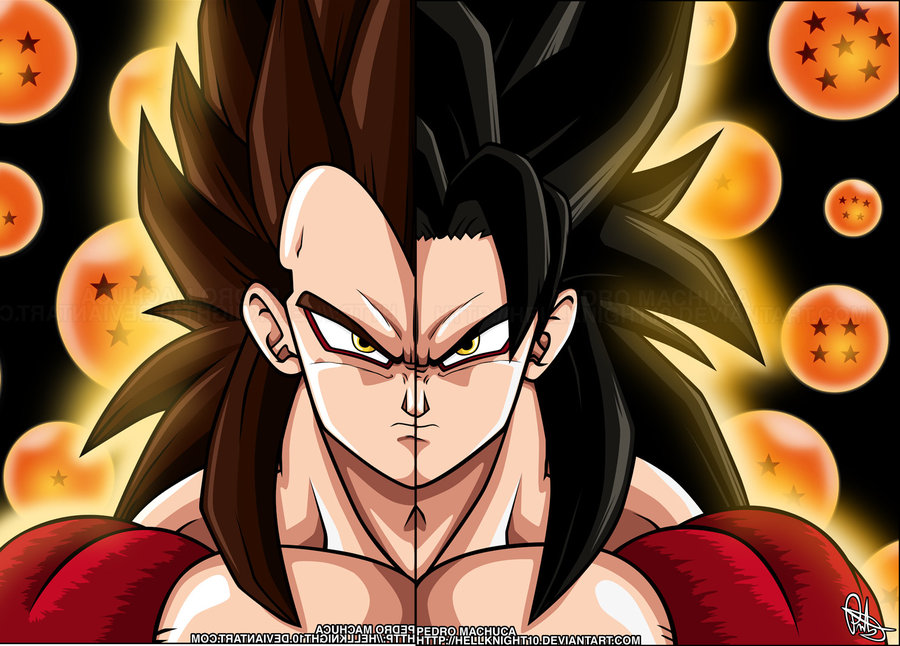  Descarga gratis Super Saiyan Vegeta y Goku por Zen9 4jpg para tu Escritorio, Móvil