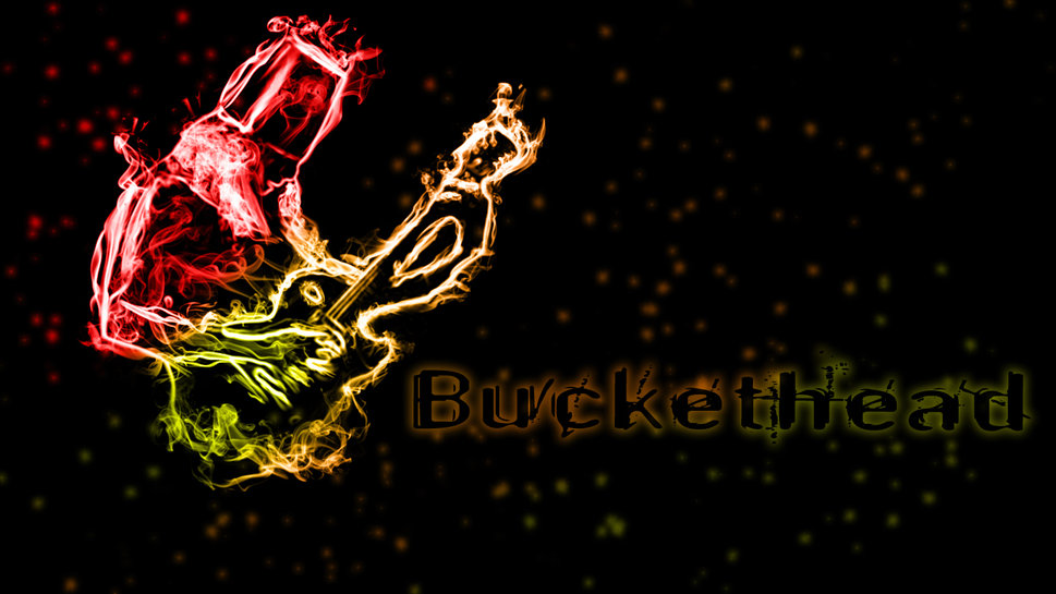Buckethead On Fire Wallpaper