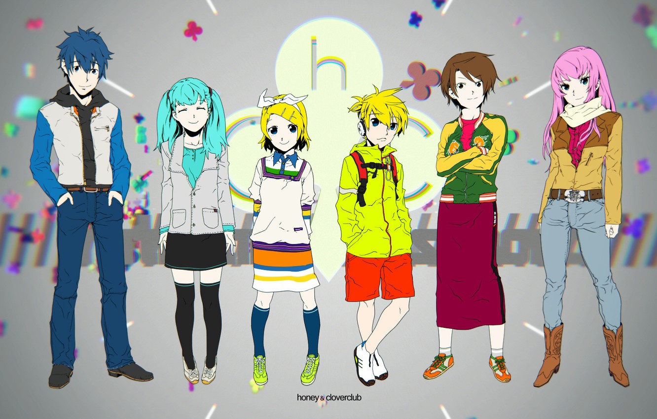 Wallpaper Children Background Anime Art Vocaloid