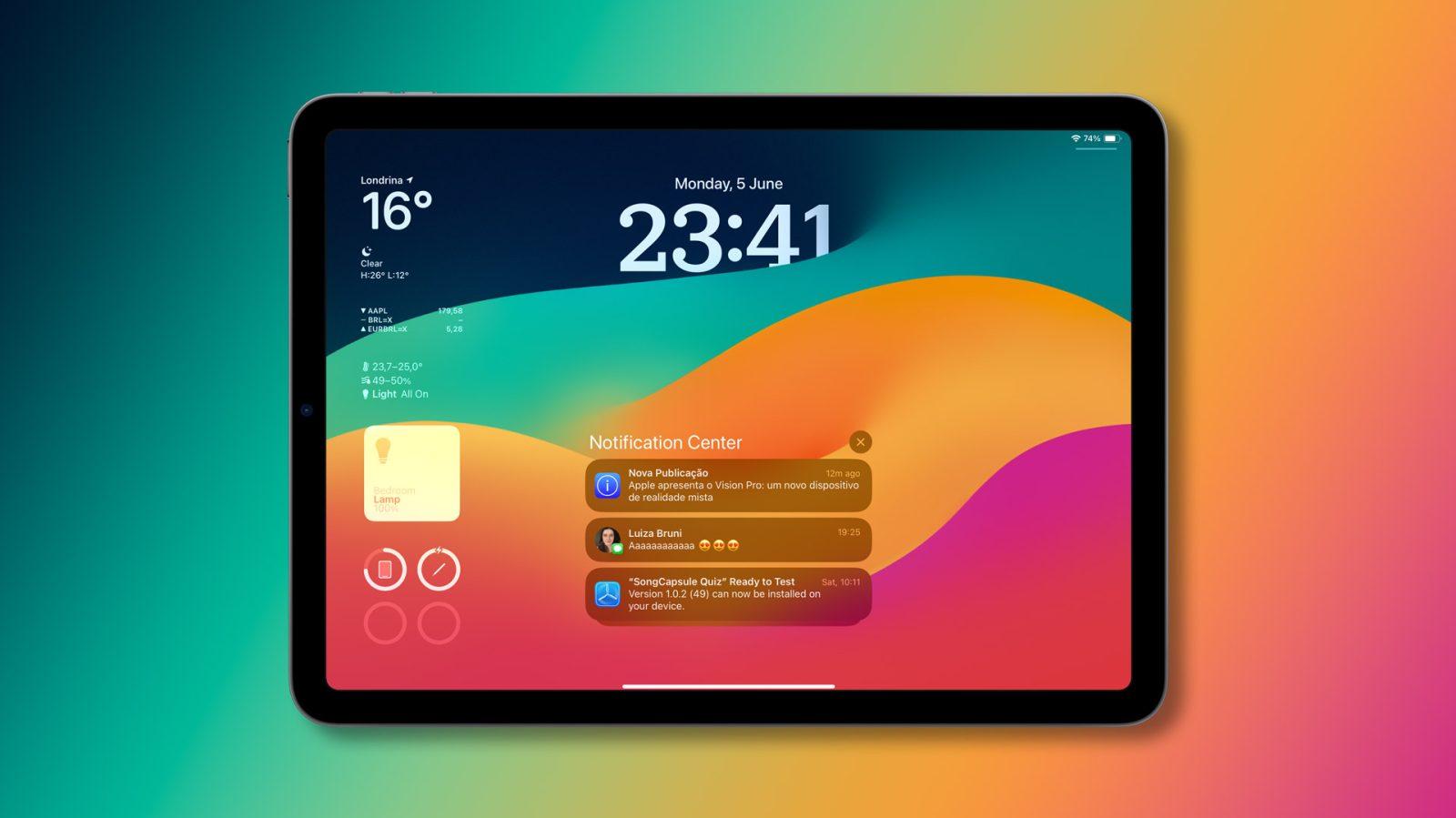 download-ipados-here-s-a-first-look-at-the-customizable-lock-screen