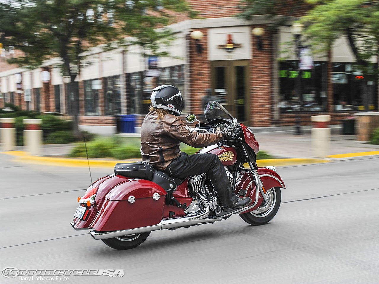 The Indian Chieftain Feels Slim In Saddle And Pact For A