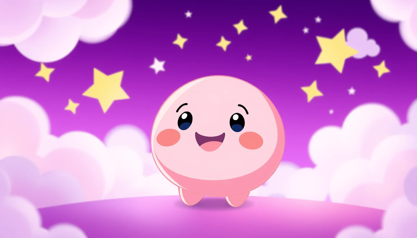 Purple Kirby Wallpaper