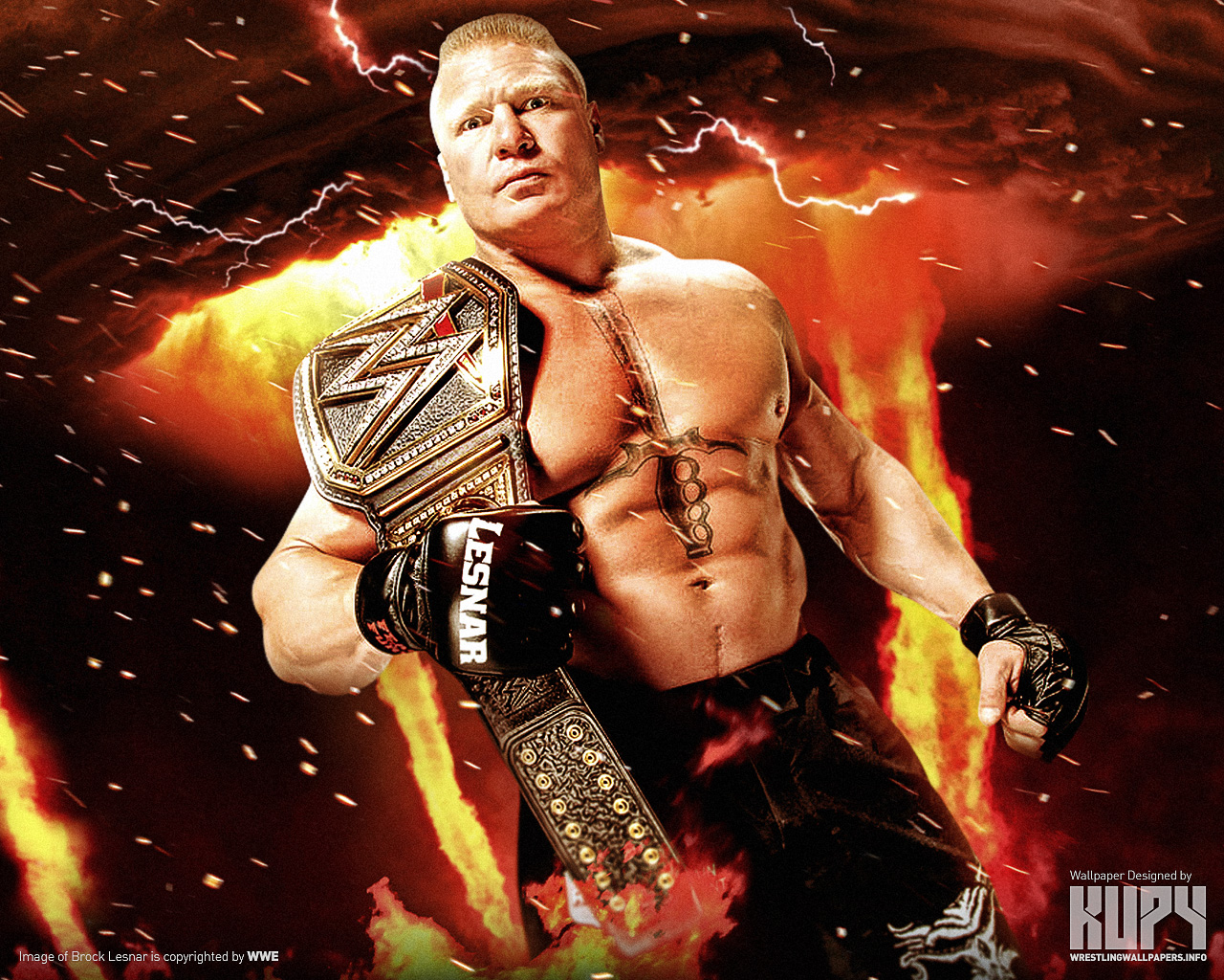 The New Wwe World Heavyweight Champion Brock Lesnar