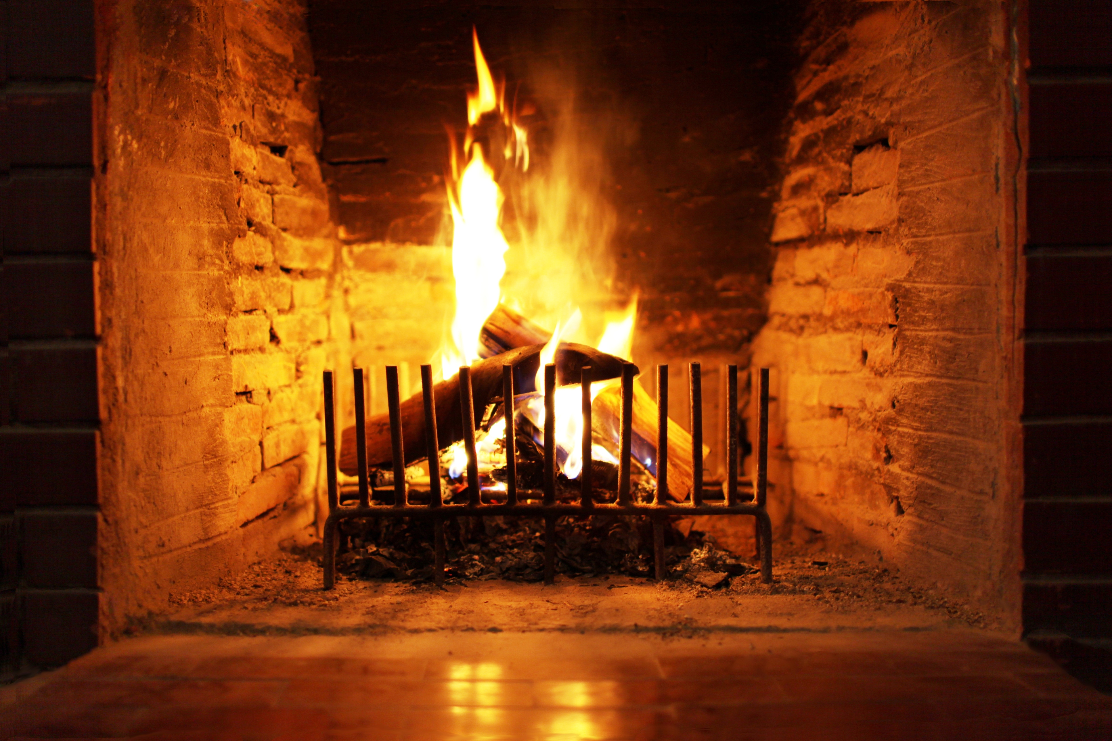 Fireplace Wallpaper Background HD