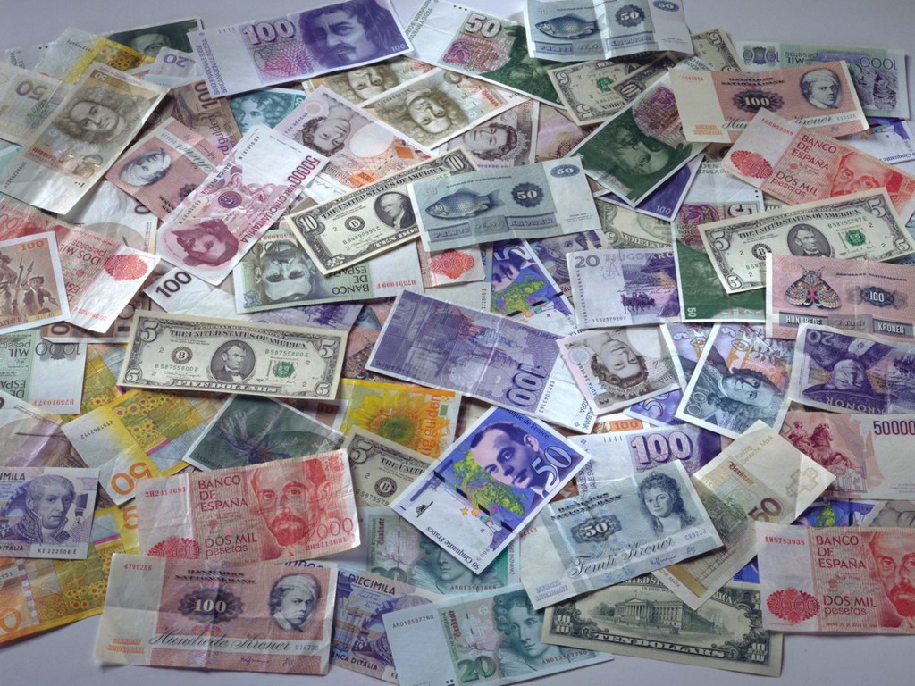 Various Types Of Currency On The Table Desktop Wallpaper High