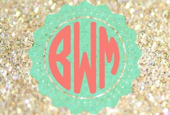 Will Create Monogrammed Background For Your Desktop Or Phone