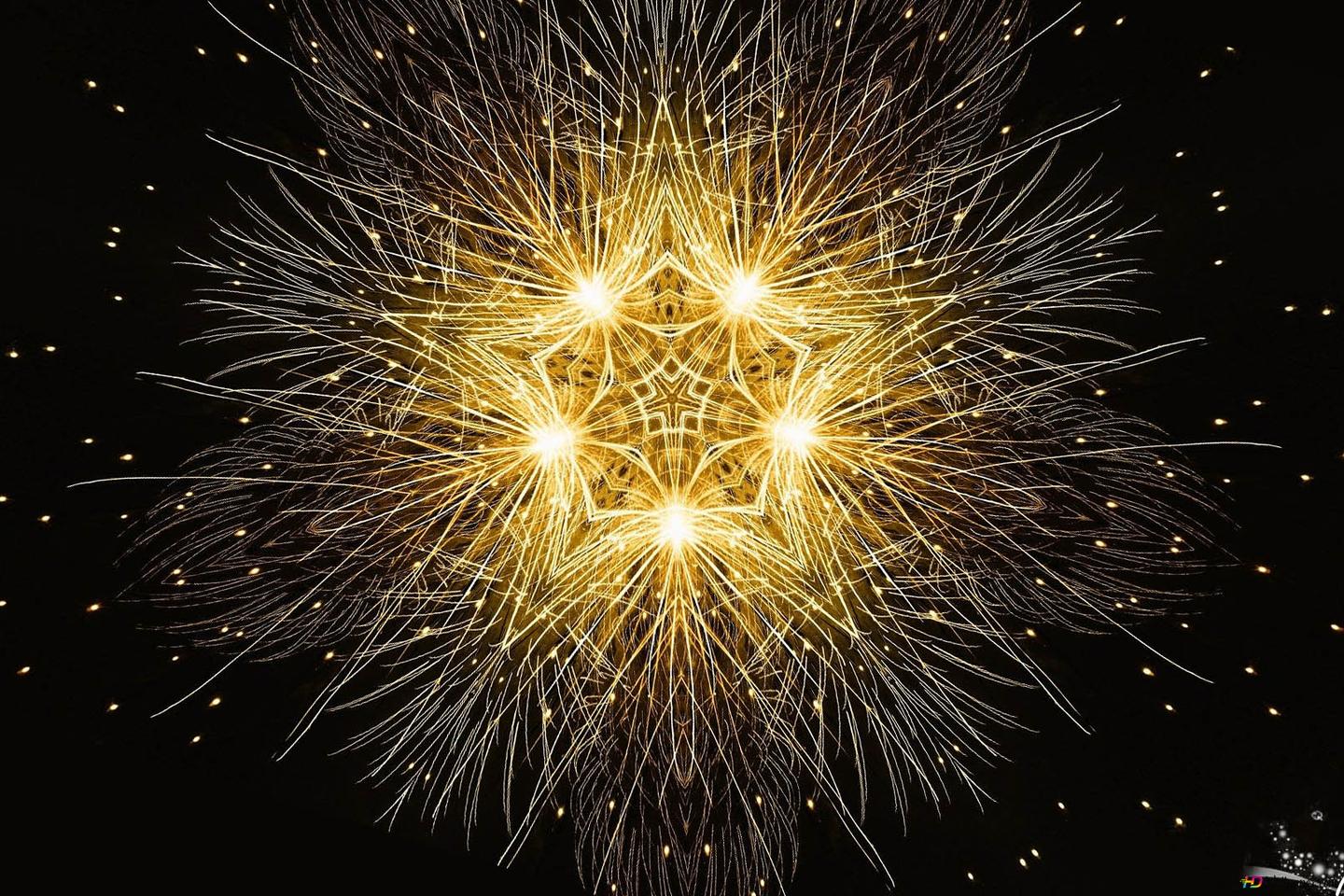 Gold Star HD Wallpaper