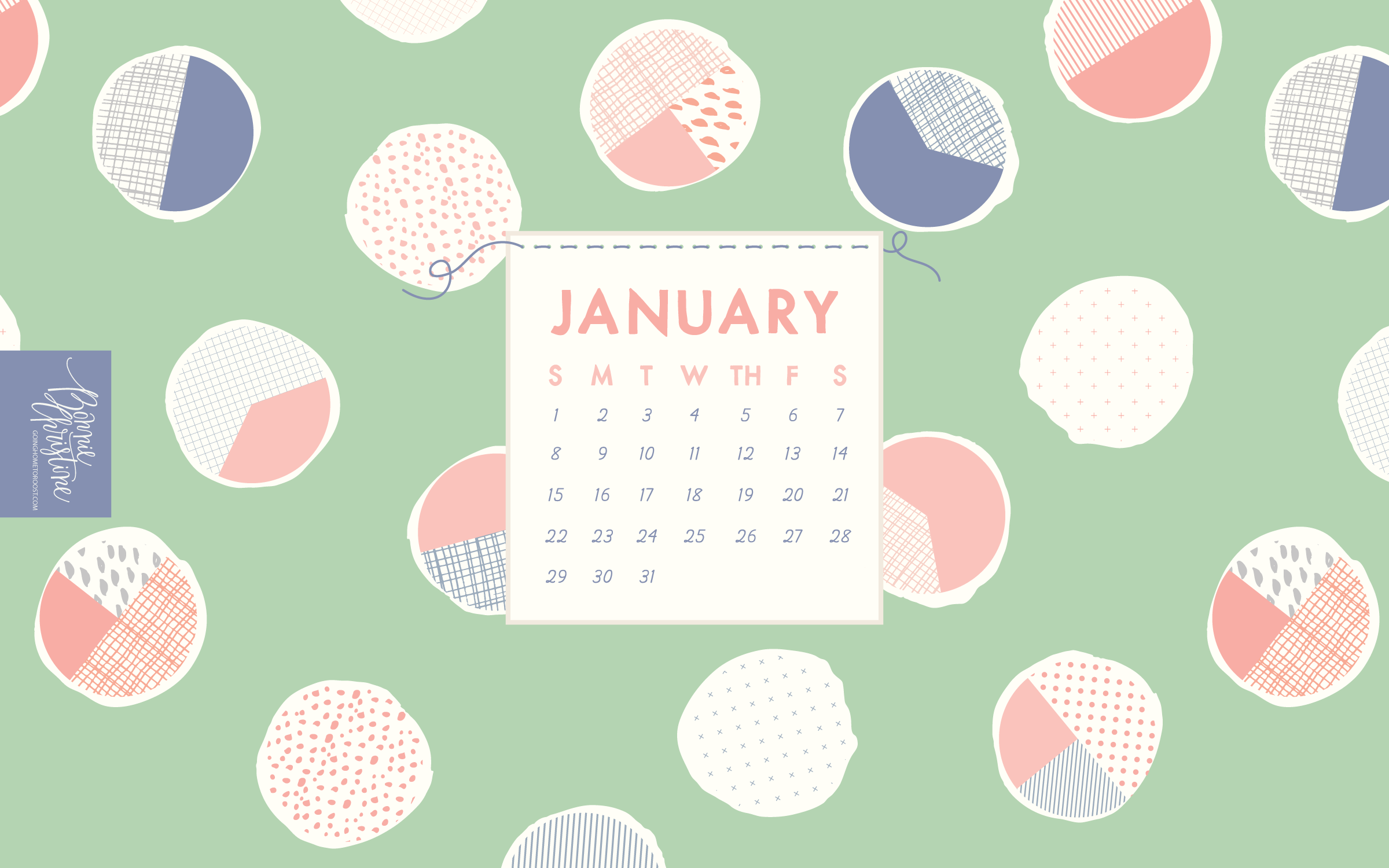 Free January Zoom Backgrounds