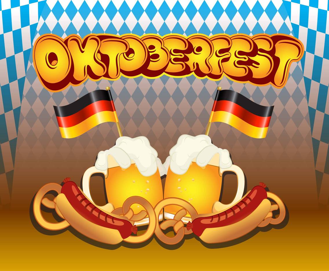 🔥 Download Oktoberfest Background Template Vector Art Graphics by
