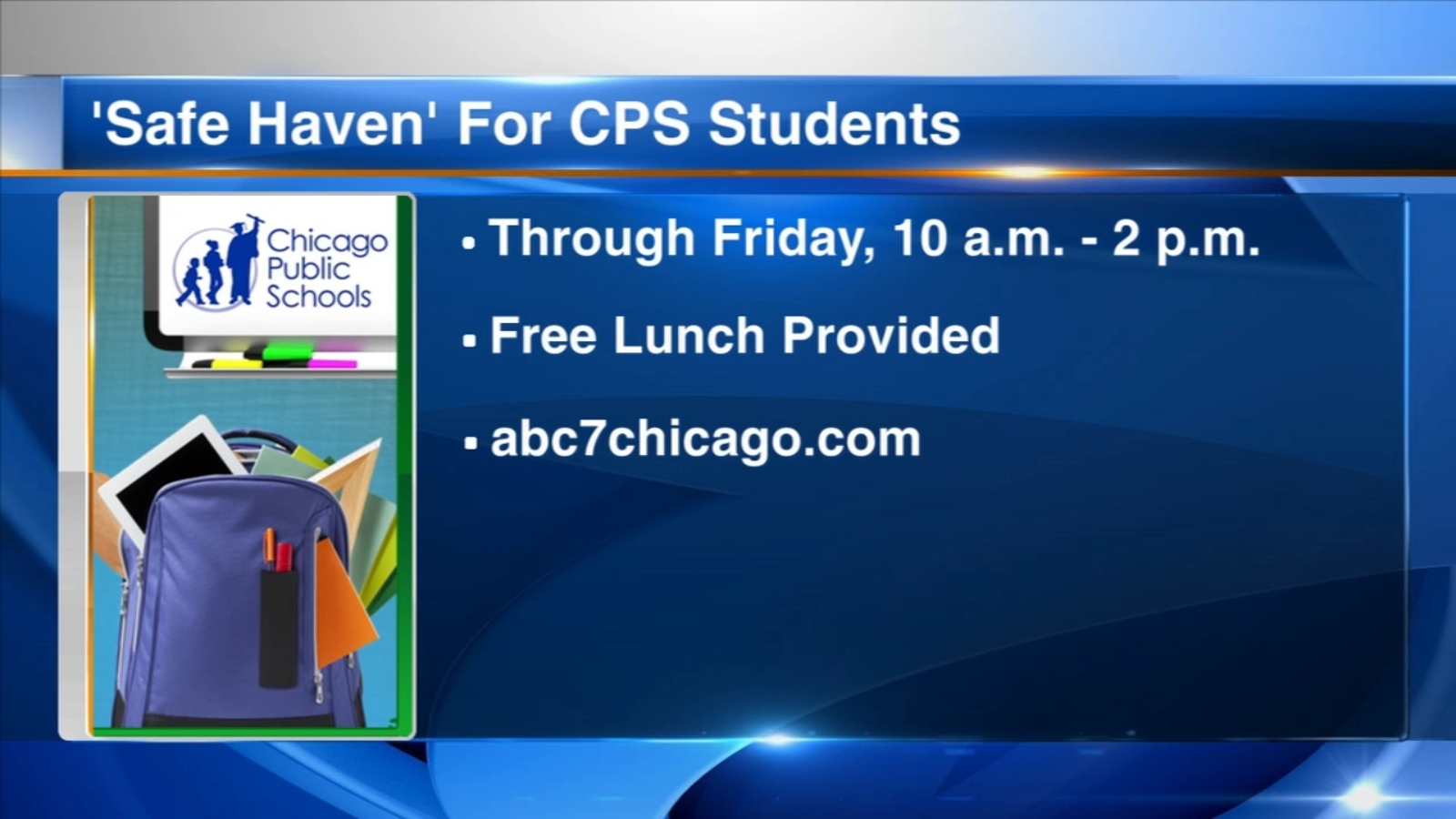 Safe Haven Spring Break Programming Available For Cps Students