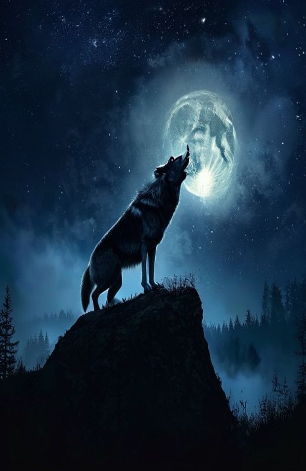Howling Wolf Wallpaper