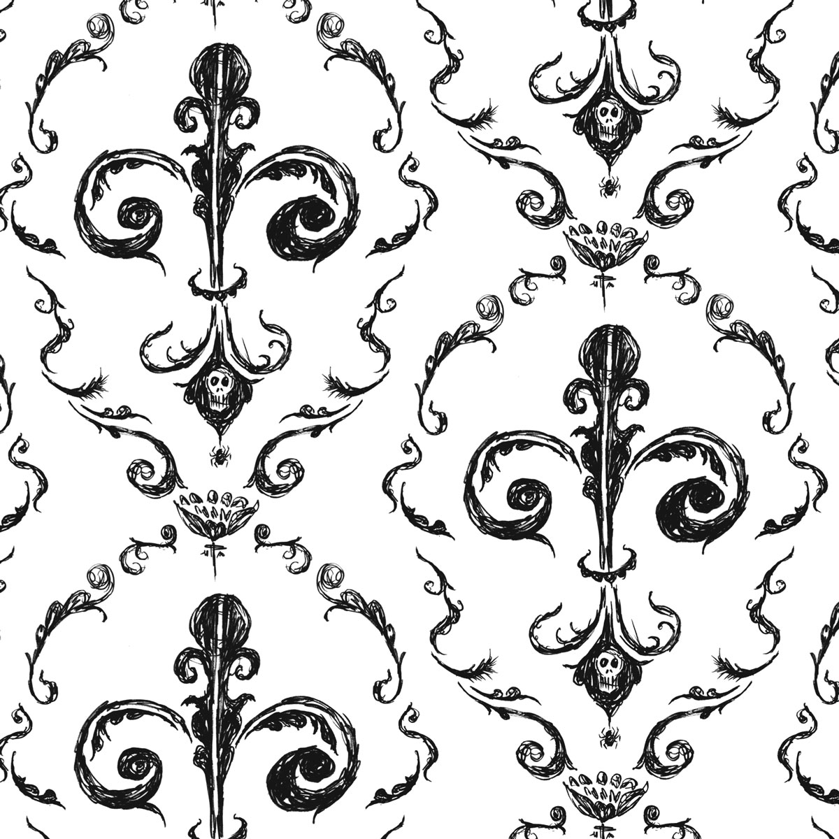 Victorian Desktop Wallpaper Pattern Black And White Image Pictures